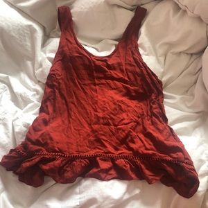 American eagle open back tank top